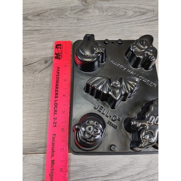 JELLO Brand Black Plastic gelatin MOLD Ice Cube Tray Kitchen Halloween Party - Picture 6 of 7